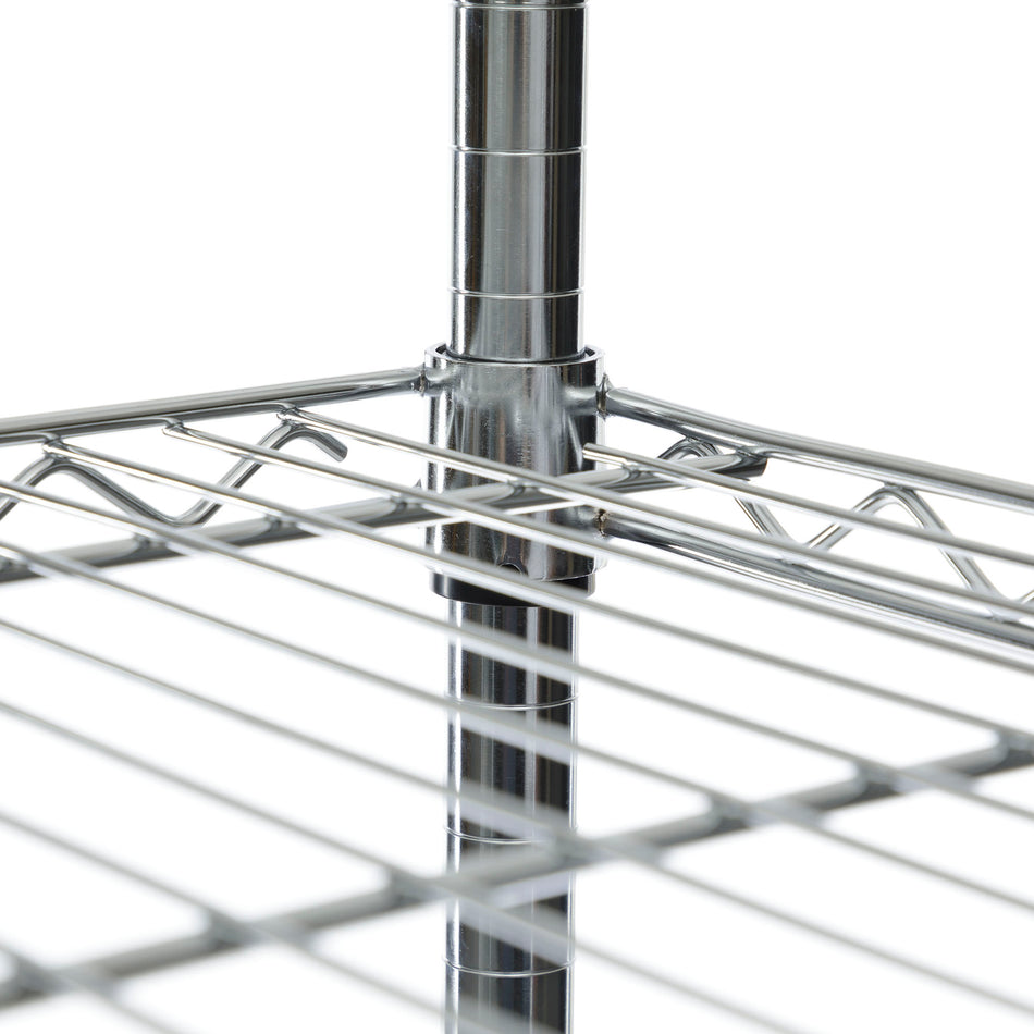 Basic Chrome Wire Racking Chrome Wire Shelving 1838mm x 1212mm | Racking Solutions – Total ...