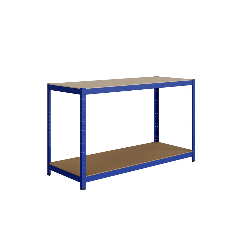 Heavy Duty Sturdy Work Bench 900mm H x 1500mm W x 600mm D - 300KG's UDL Per Shelf