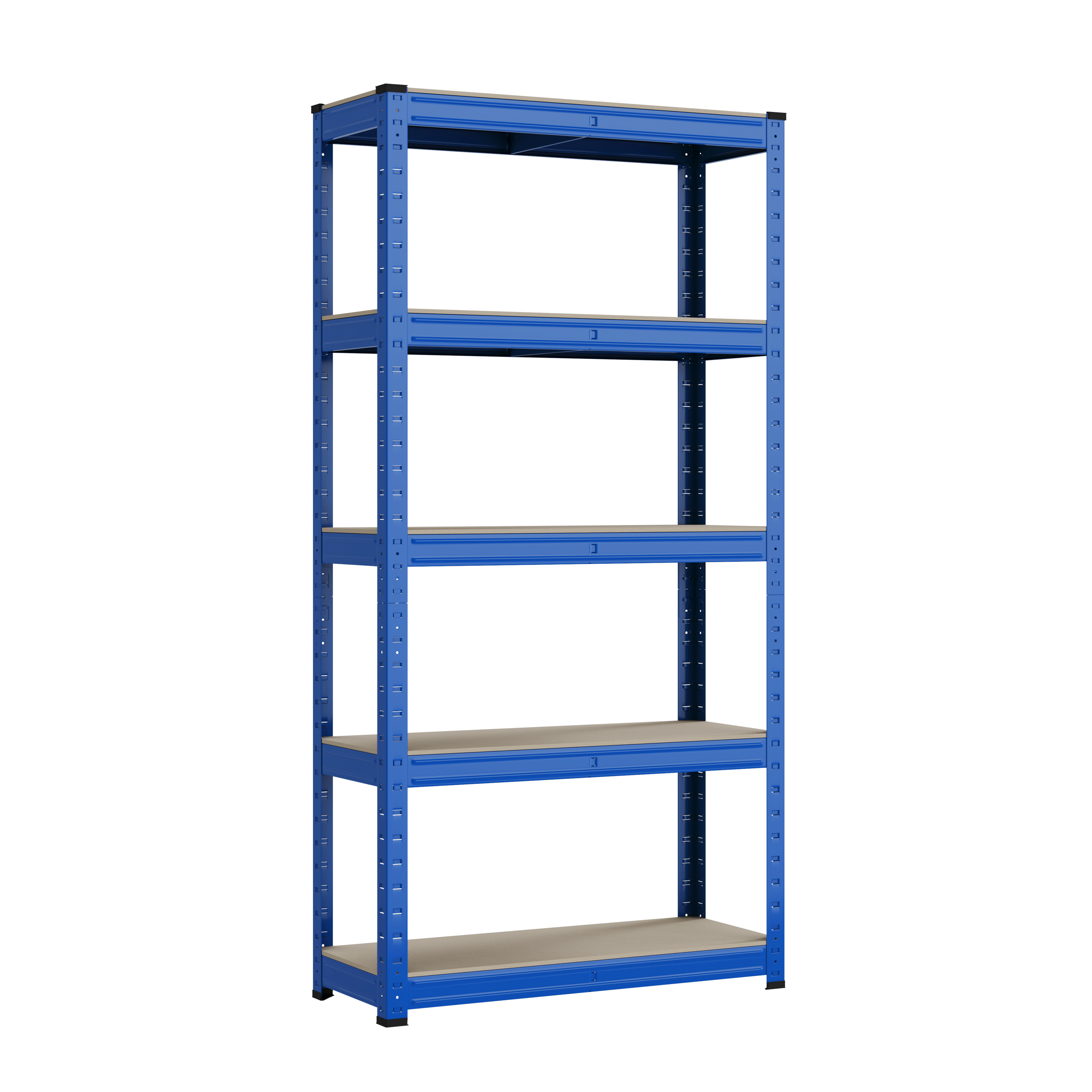 Garage Shelving Unit 5 Levels 1500mm H x 750mm W x 300mm D | 8 X Wham ...