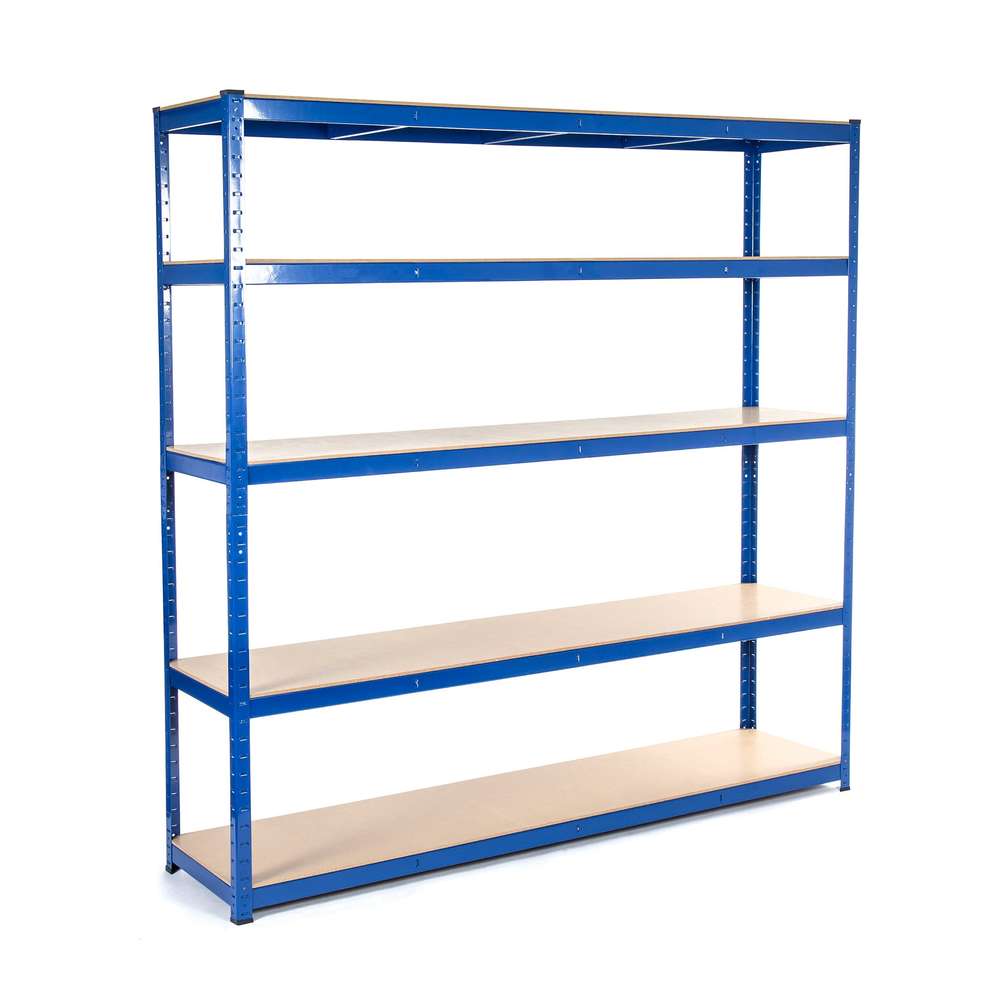 Garage Shelving Unit 5 Levels 1800mm H x 1800mm W x 600mm D | 16 X Wham ...