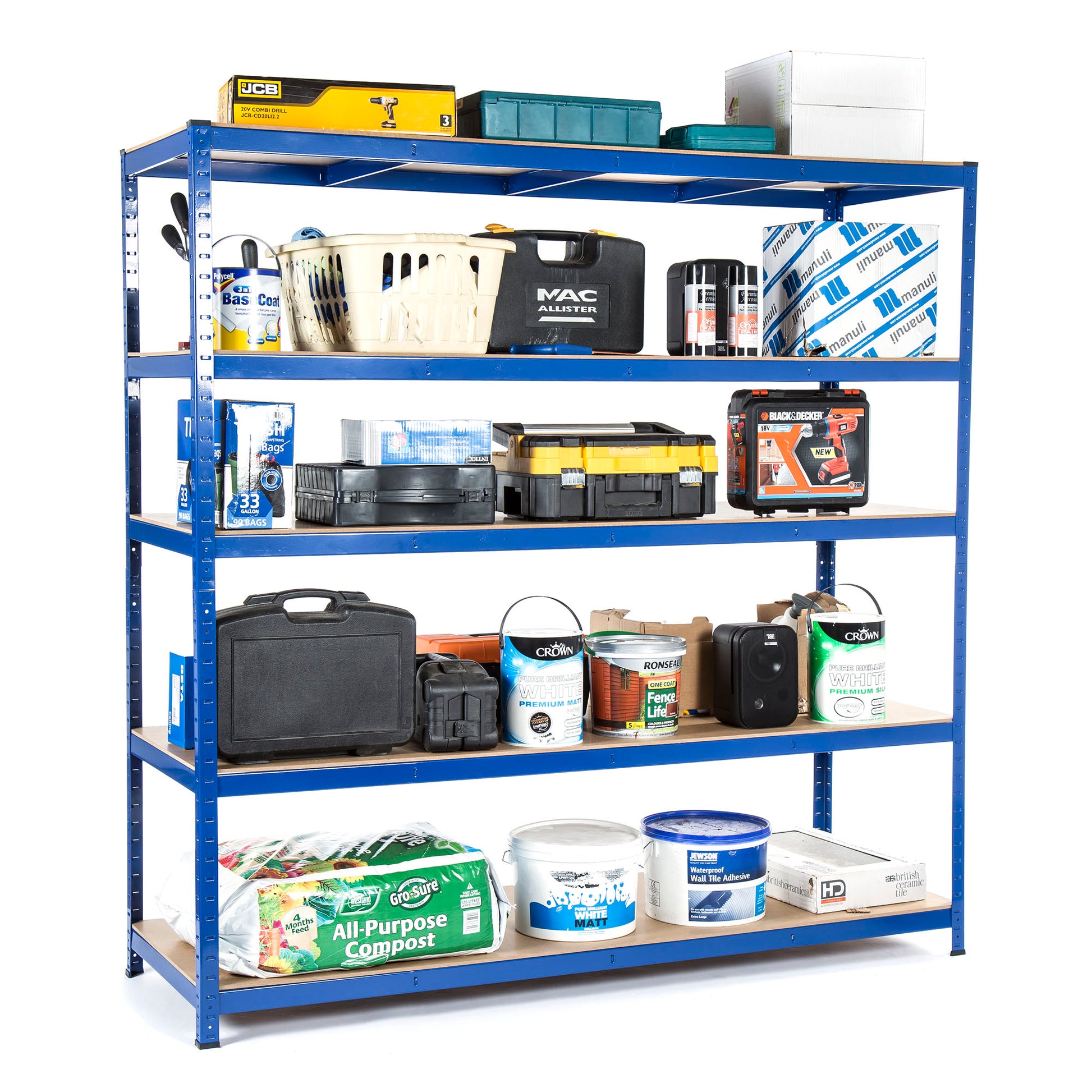 Garage Shelving Racking Unit 1800mm H | Racking Solutions