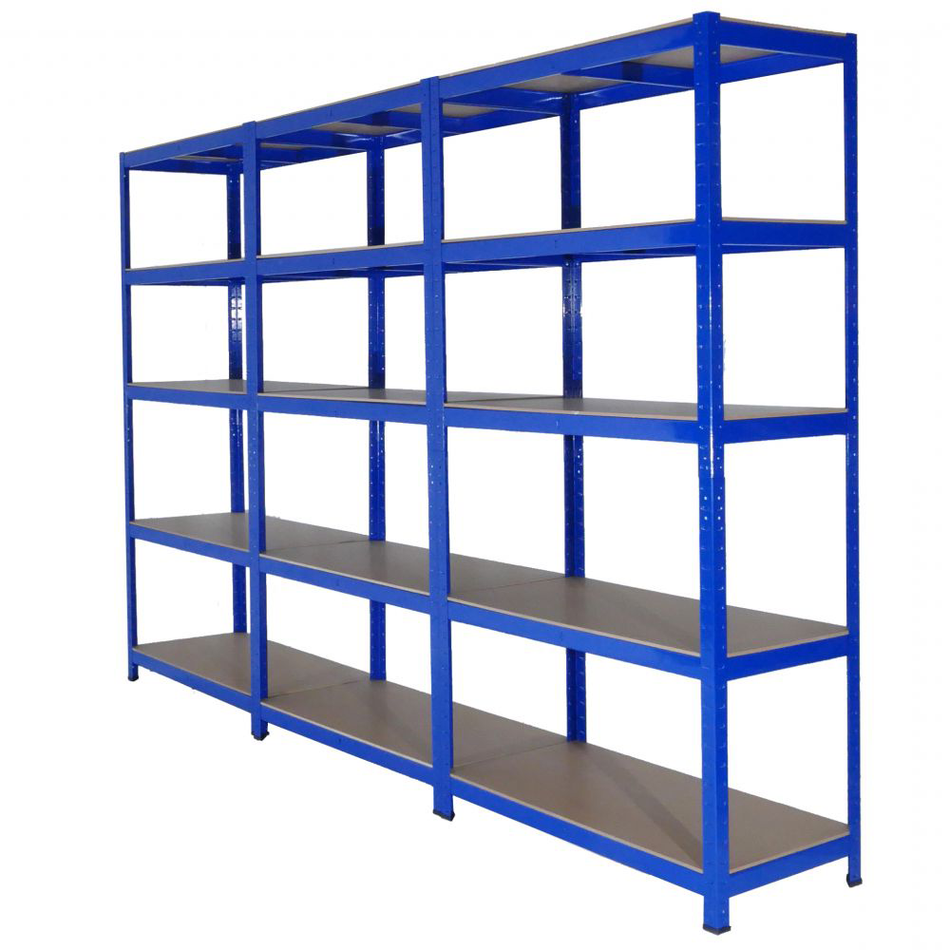 3 Bay Shelving MEGA DEAL 1800mm H x 900mm W x 450mm D - 275KG's UDL Per Shelf