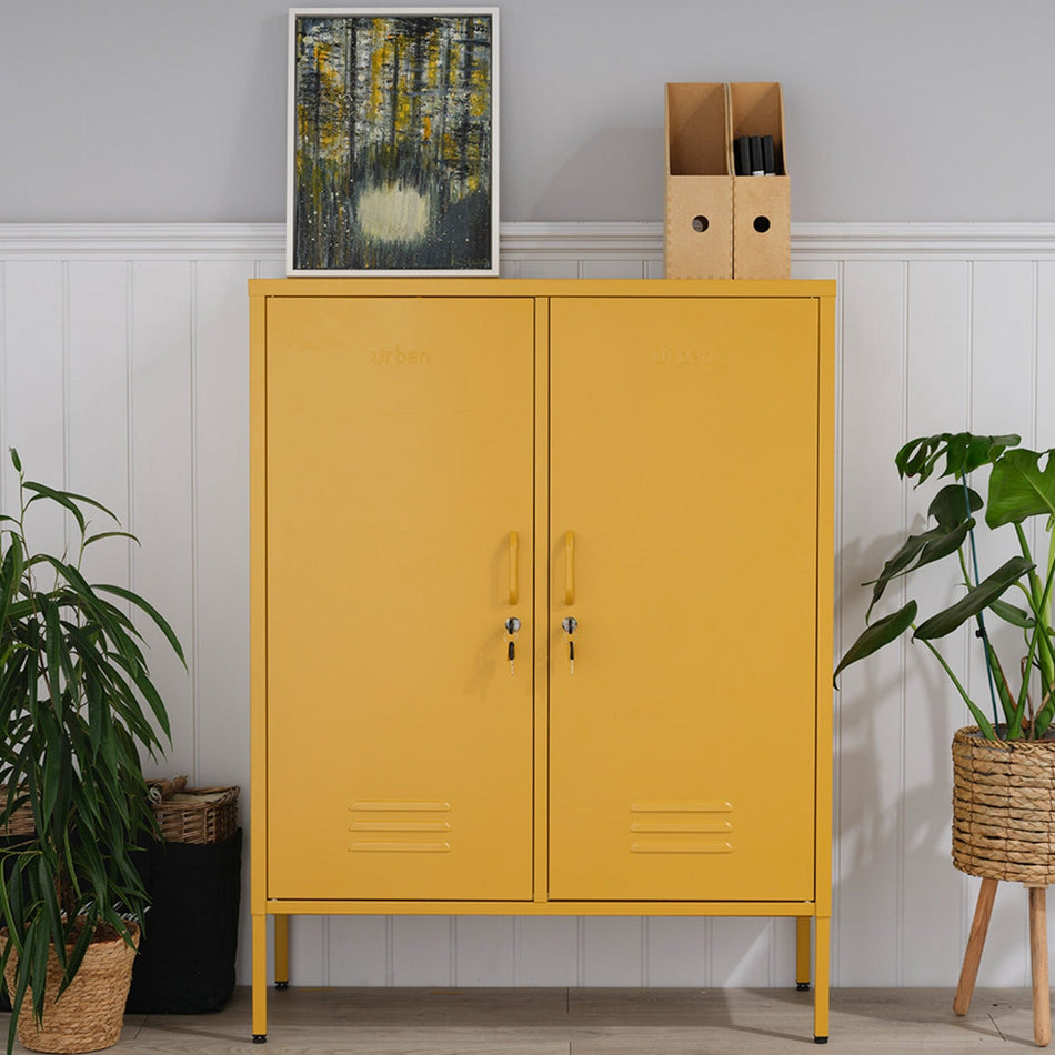 The Fulham - Home Style Storage Locker In Mustard