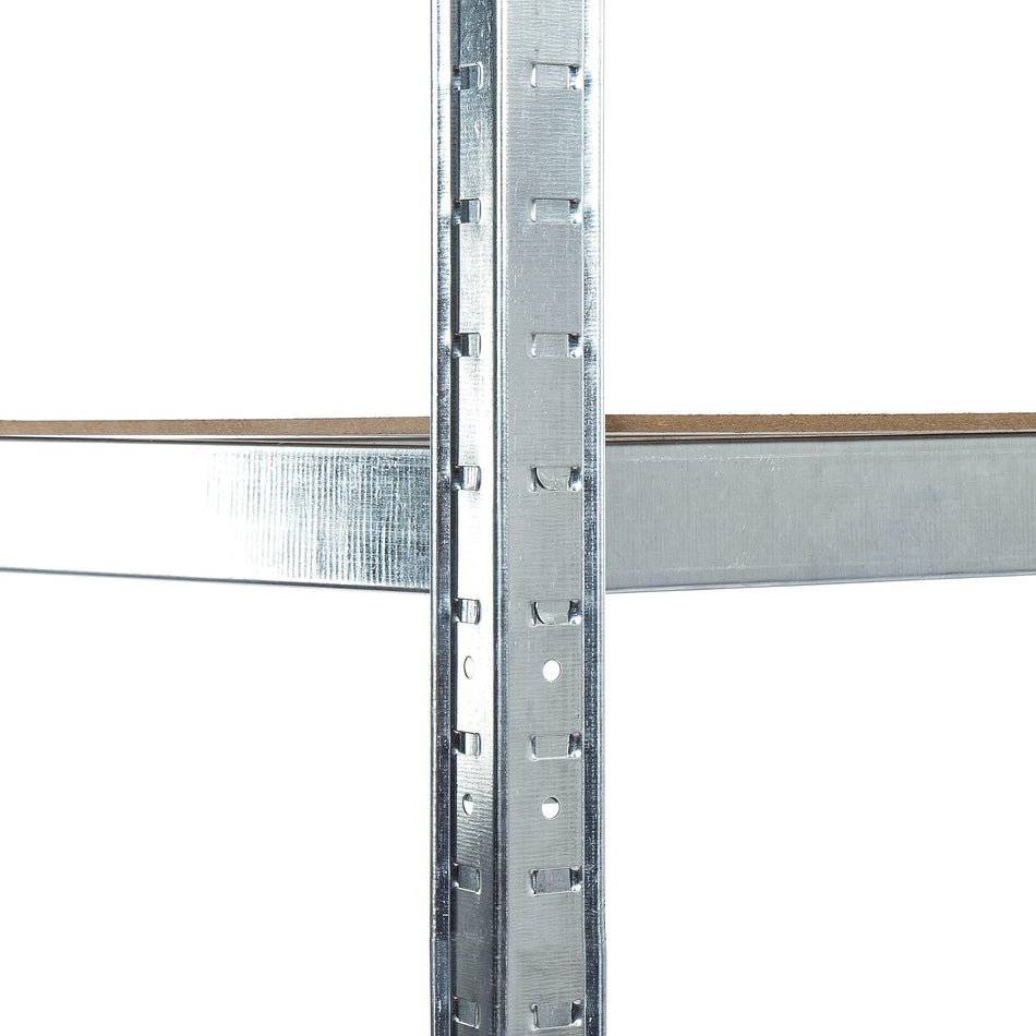 Galvanised Steel Garage Shelving Unit - 1800mm H x 900mm W x 400mm D - 175KG's UDL Per Shelf