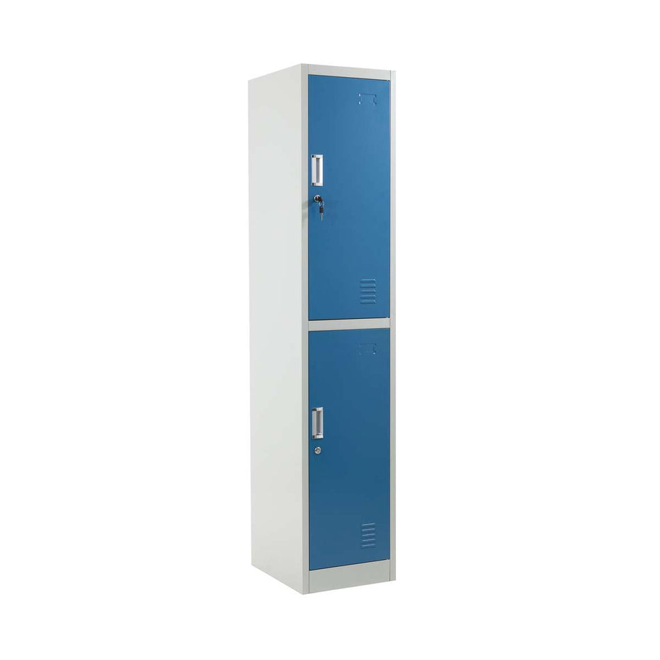 2 Door Steel Locker 1850mm H x 380mm W x 450mm D