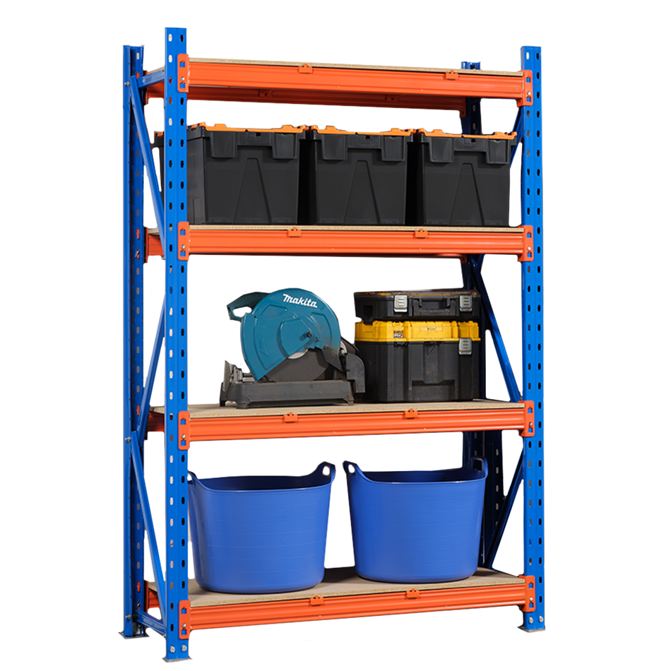 Heavy Duty Long Span Racking | 2200mmH x 1500mmW x 600mmD - 800KG UDL Per Shelf