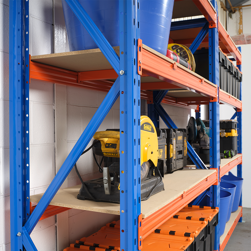 Heavy Duty Long Span Racking | 2200mmH x 1800mmW x 600mmD - 800KG UDL Per Shelf