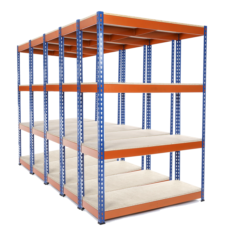 Multi Buy Deal 5 | 10 | 25 Available - 1800mm H x 900mm W x 450mm D - Heavy Duty Industrial Shelving Unit 4 Levels