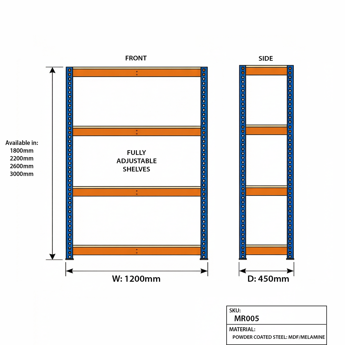Square Box Section Racking Open media 3 in modal