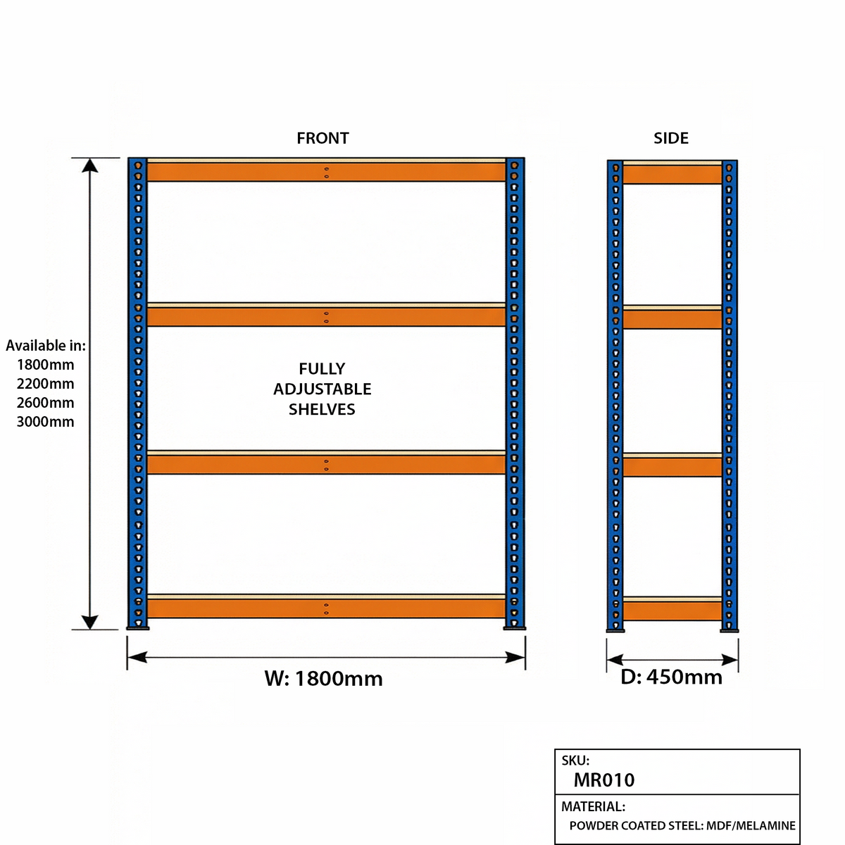 5 Module Rack Dimension Open media 3 in modal