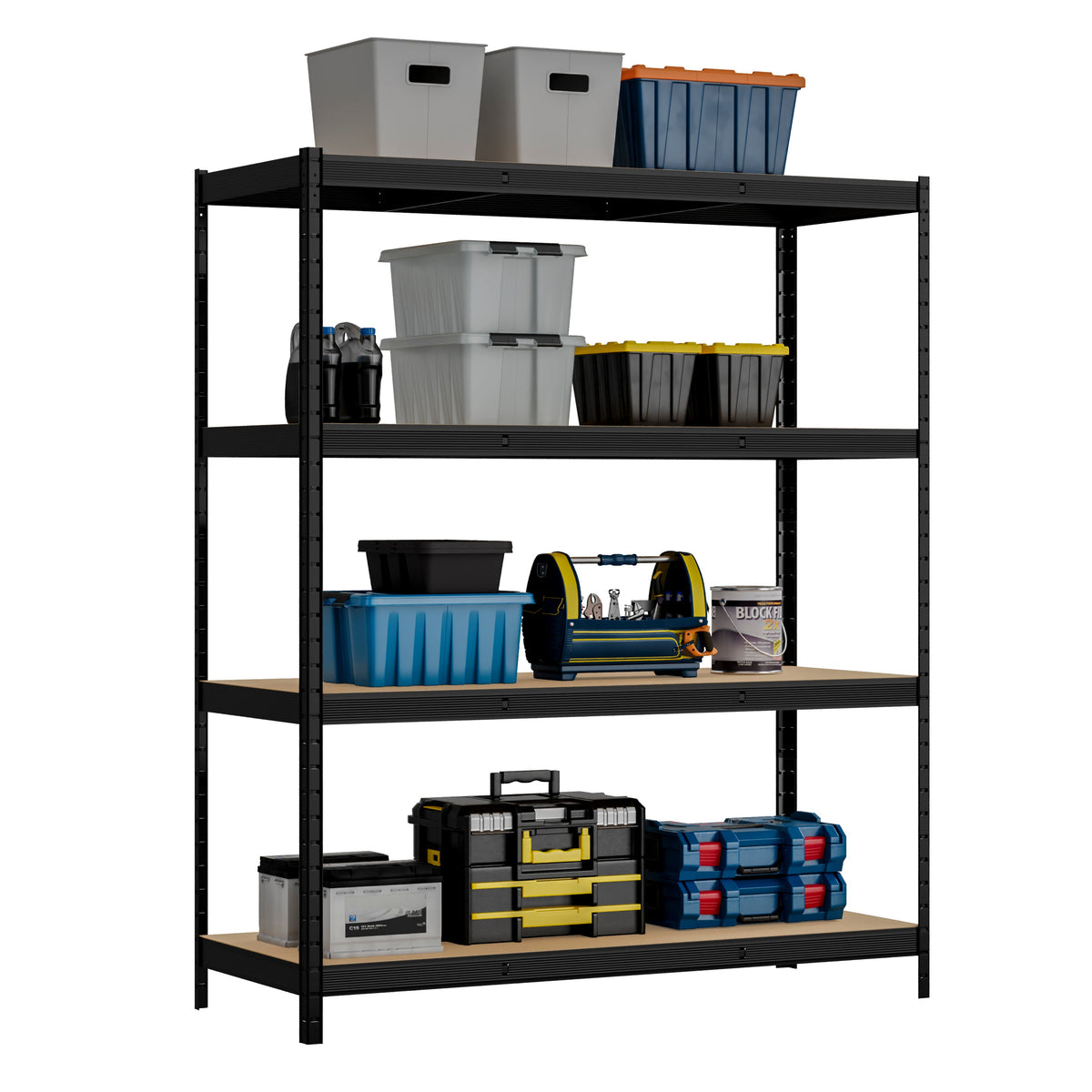 Heavy Duty Shelving, 5 Shelves, 48 X 18 X 72 - Durham Manufacturing