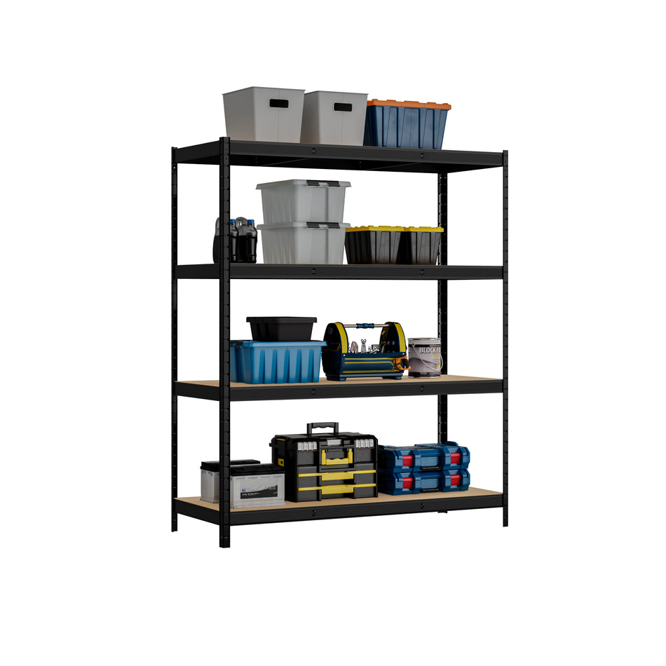 Heavy Duty Racking Storage Unit 4 Levels - 1800mm / 2200mm H x 1500mm W x 600mm D - 600KG UDL Per Shelf