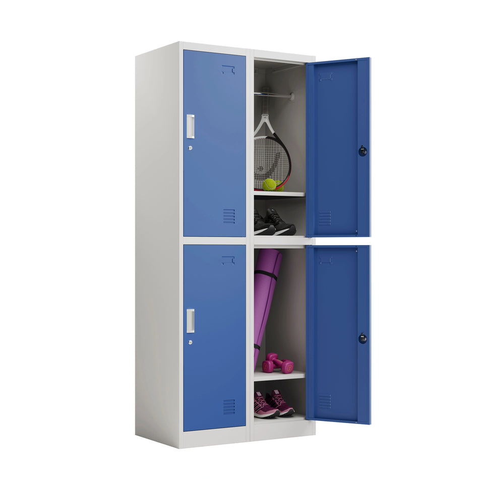 2 X 2 Door Steel Locker 1850mm H x 380mm W x 450mm D