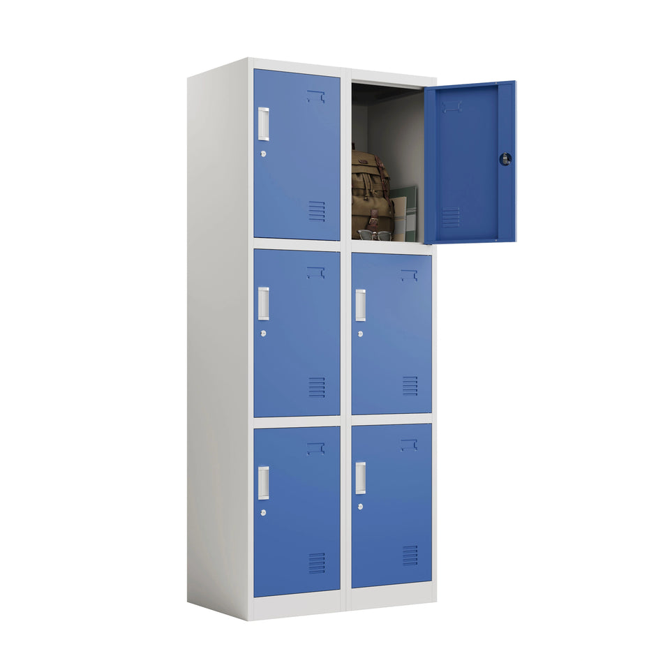 2 X 3 Door Steel Locker 1850mm H x 380mm W x 450mm D