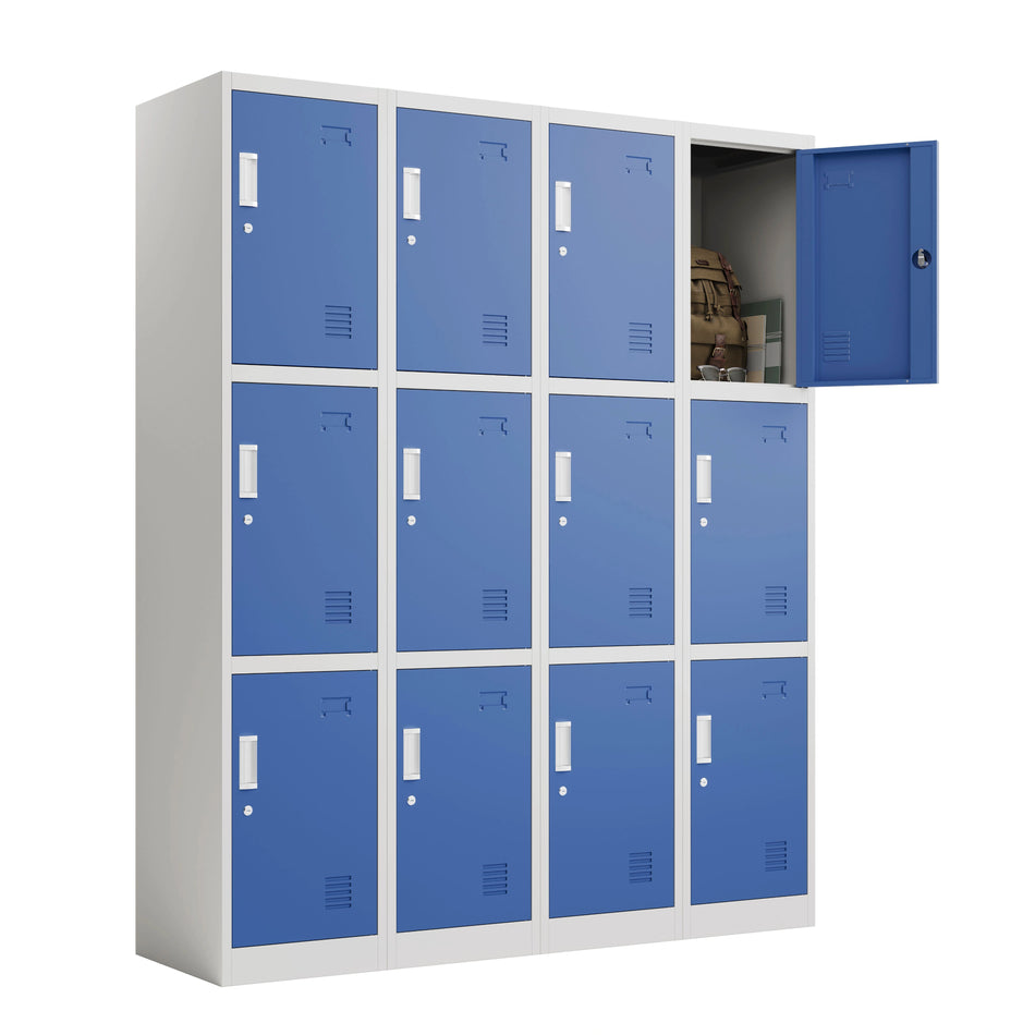 4 X 3 Door Steel Locker 1850mm H x 380mm W x 450mm D