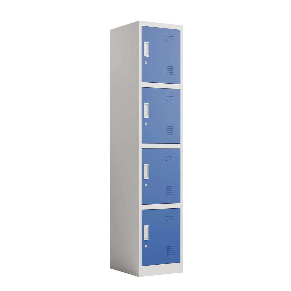 4 Door Steel Locker 1850mm H x 380mm W x 450mm D