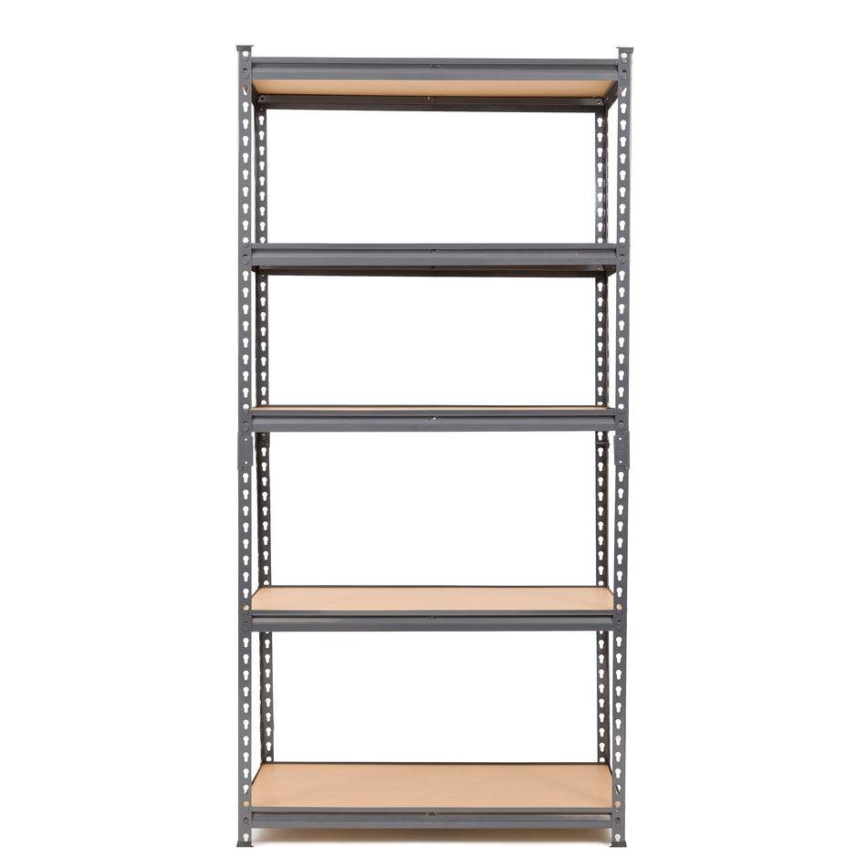 3 Bay MEGA Deal Grey Steel Garage Shelving Unit 1800mm H x 900mm W x 600mm D - 175KG's UDL Per Shelf