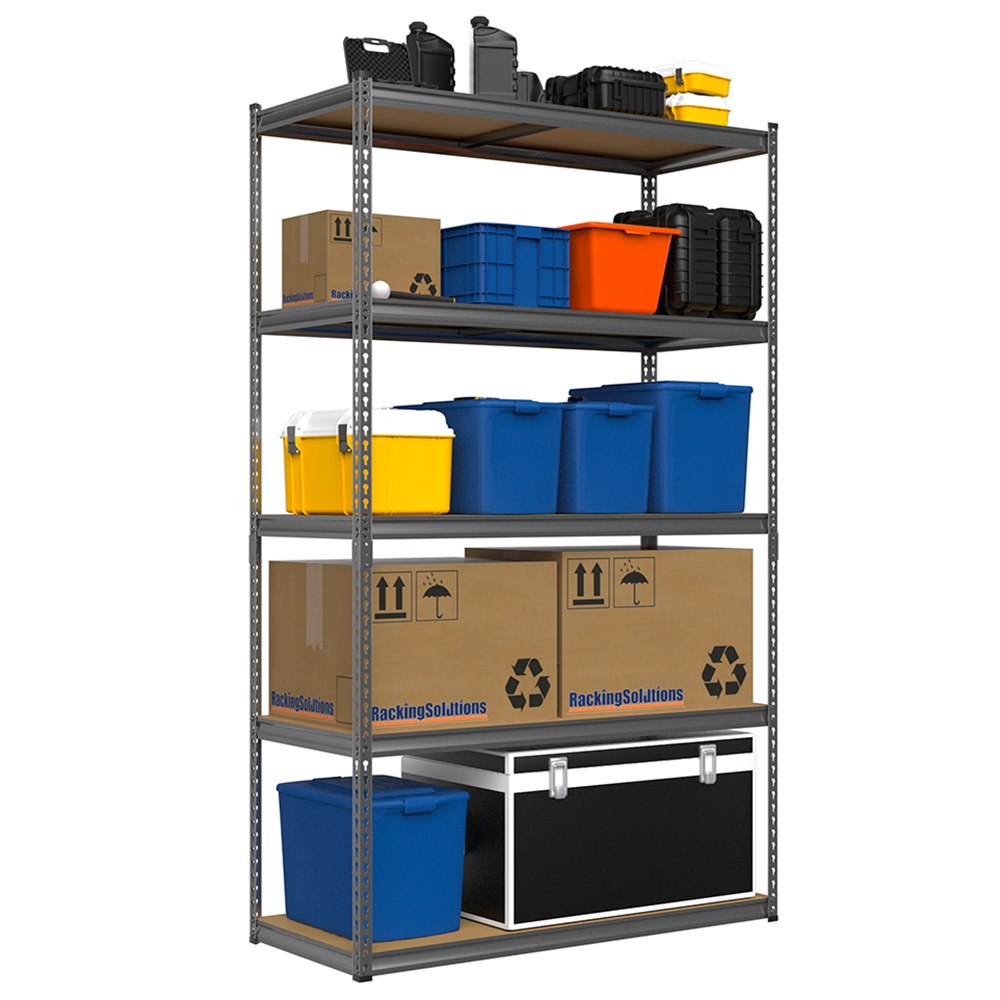 Grey Steel Garage Shelving 1200mm W | Racking Solutions