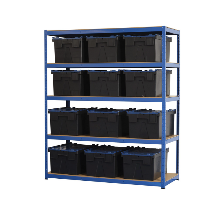 Box Racking Shelves Shelving With Storage Boxes | Shelf Unit | Racking Solutions – Total ...
