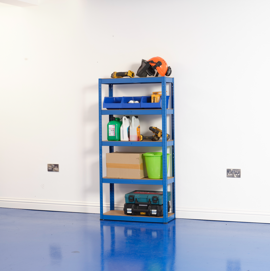 3 Bay MEGA DEAL 3x Garage Shelving Units / Racking 5 Levels | 1500mm H ...