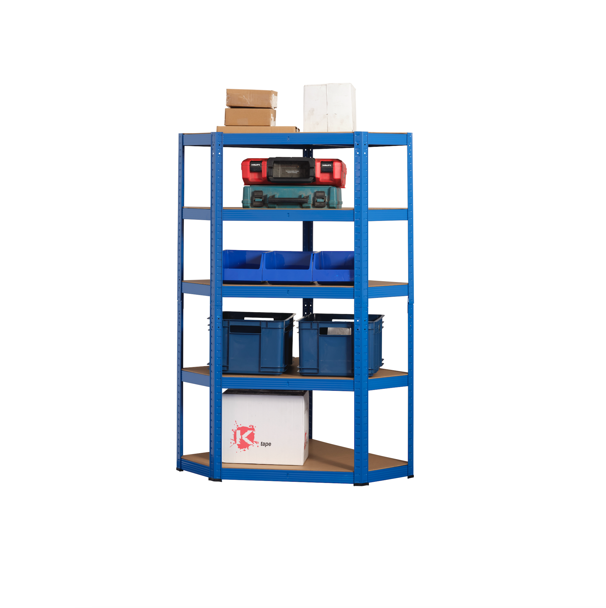 Corner Steel Shelving Unit 1500mm H | Racking Solutions – Total Racking ...
