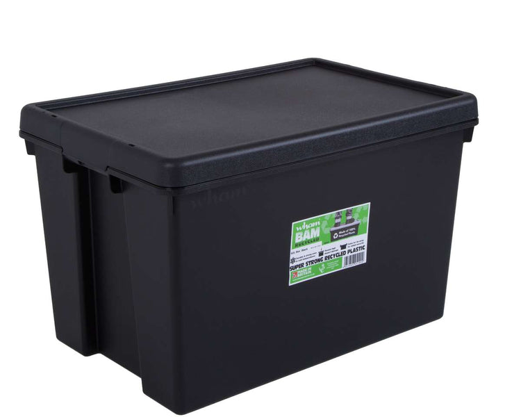 Wham Bam 45Ltr Storage Box – Heavy Duty Stackable Plastic Storage Container