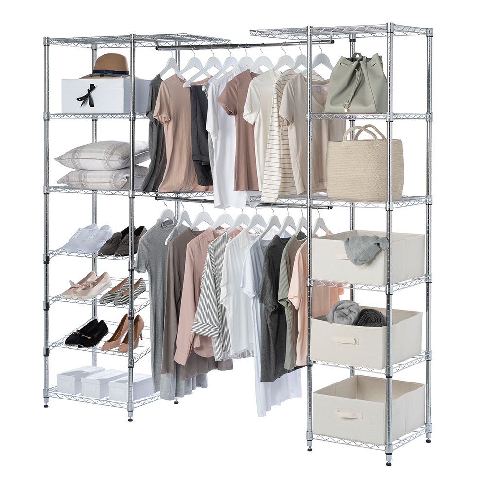Extendable Chrome Clothes Rail | Racking Solutions