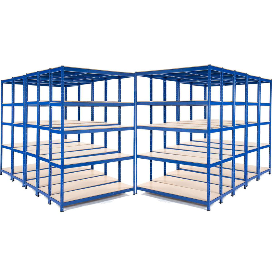 Multi Buy Deal 5 | 10 | 25 Units Available 1800mm H x 1500mm W x 600mm D - Garage Shelving Unit - Racking 5 Levels