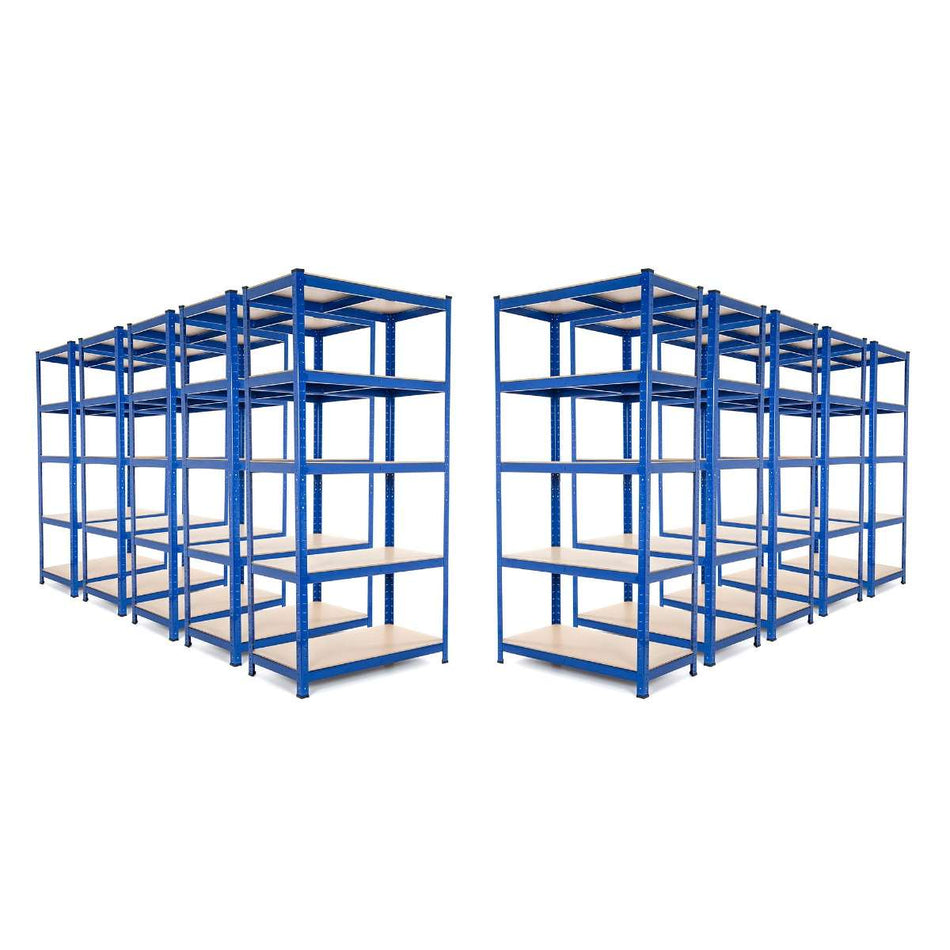 Multi Buy Deal 5 | 10 | 25 Available 1800mm H x 900mm W x 600mm D - Garage Shelving Unit - Racking 5 Levels