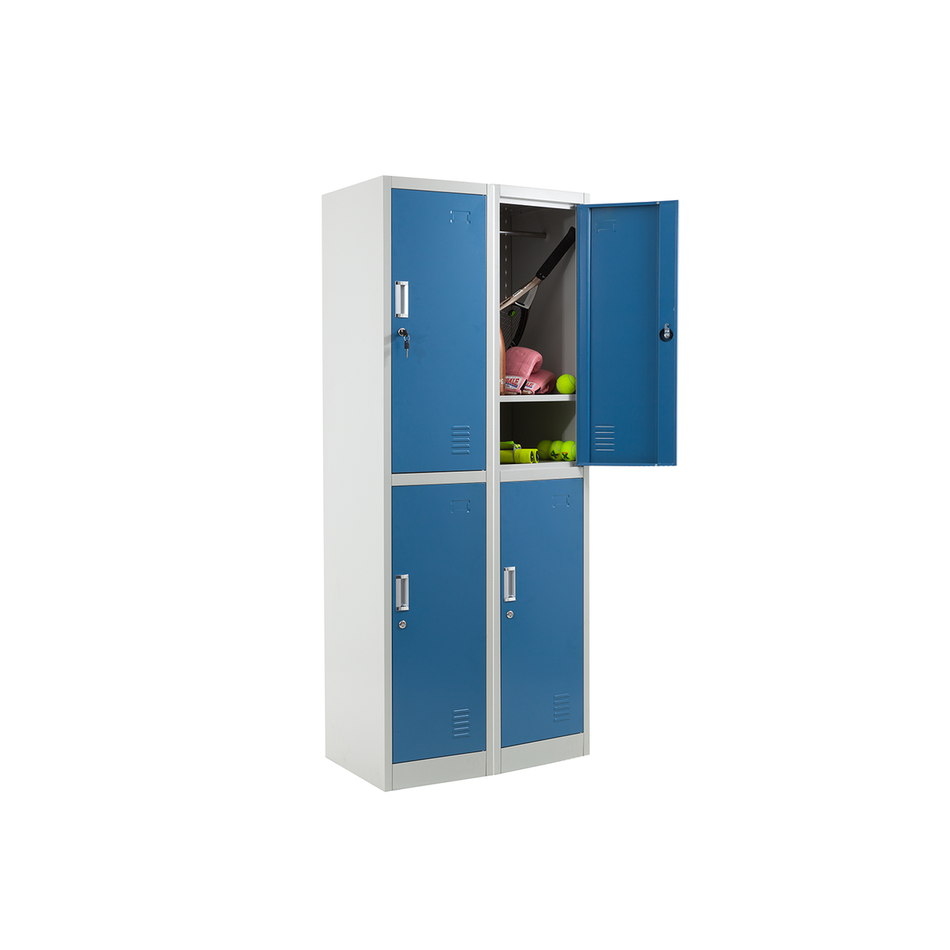 2 X 2 Door Steel Locker 1850mm H x 380mm W x 450mm D