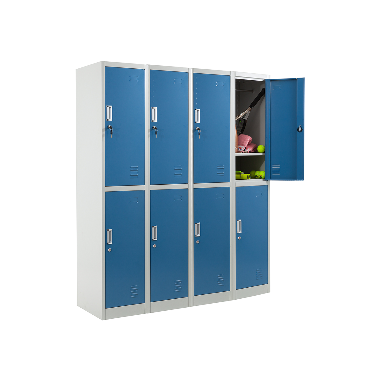 4 X 2 Door Steel Locker 1850mm H | Racking Solutions