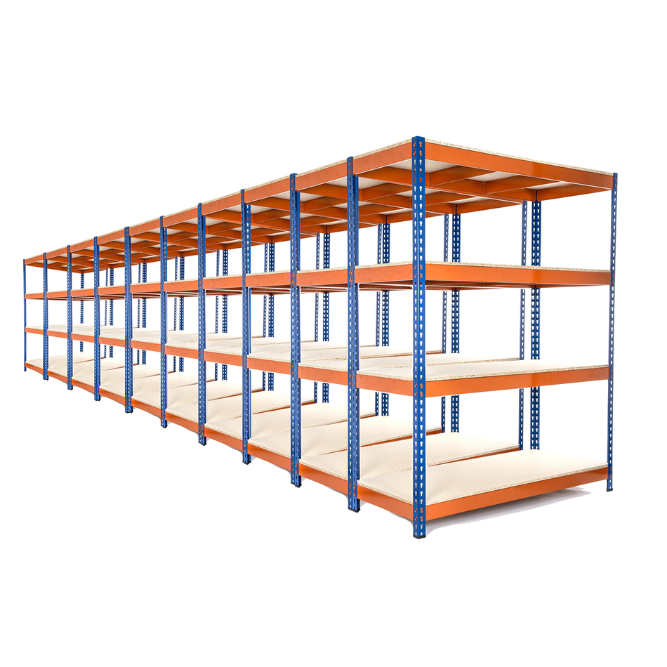 Multi Buy Deal 5 | 10 | 25 Available - 1800mm H x 1500mm W x 450mm D - Heavy Duty Industrial Shelving Unit 4 Levels